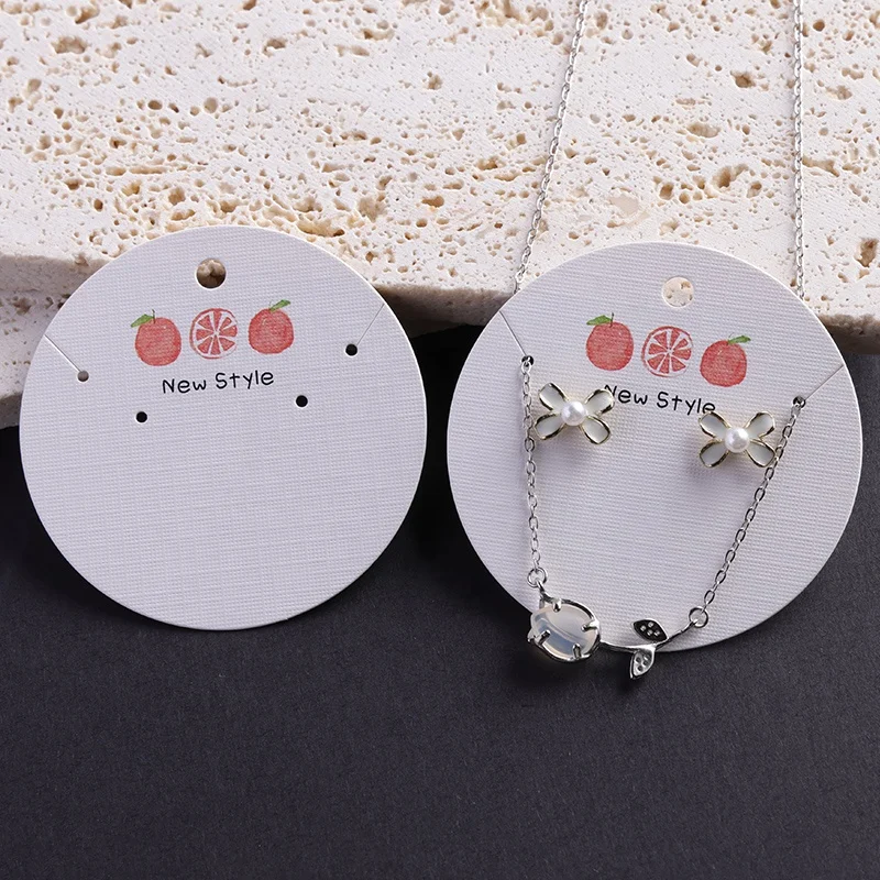 Eco-Friendly Custom Cardboard Paper Earring Card Jewelry Card