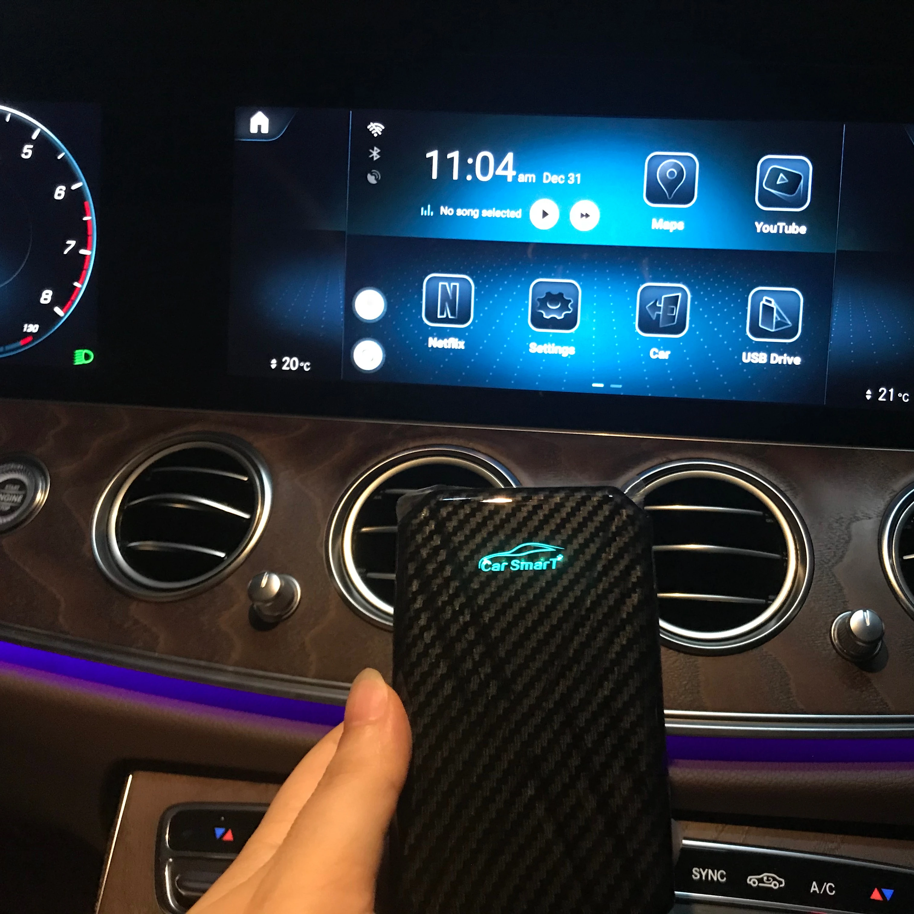  Carplay android TV box 9 0 для Netflix YouTube и игры на вашем автомобиле-CarPlay Ai коробка