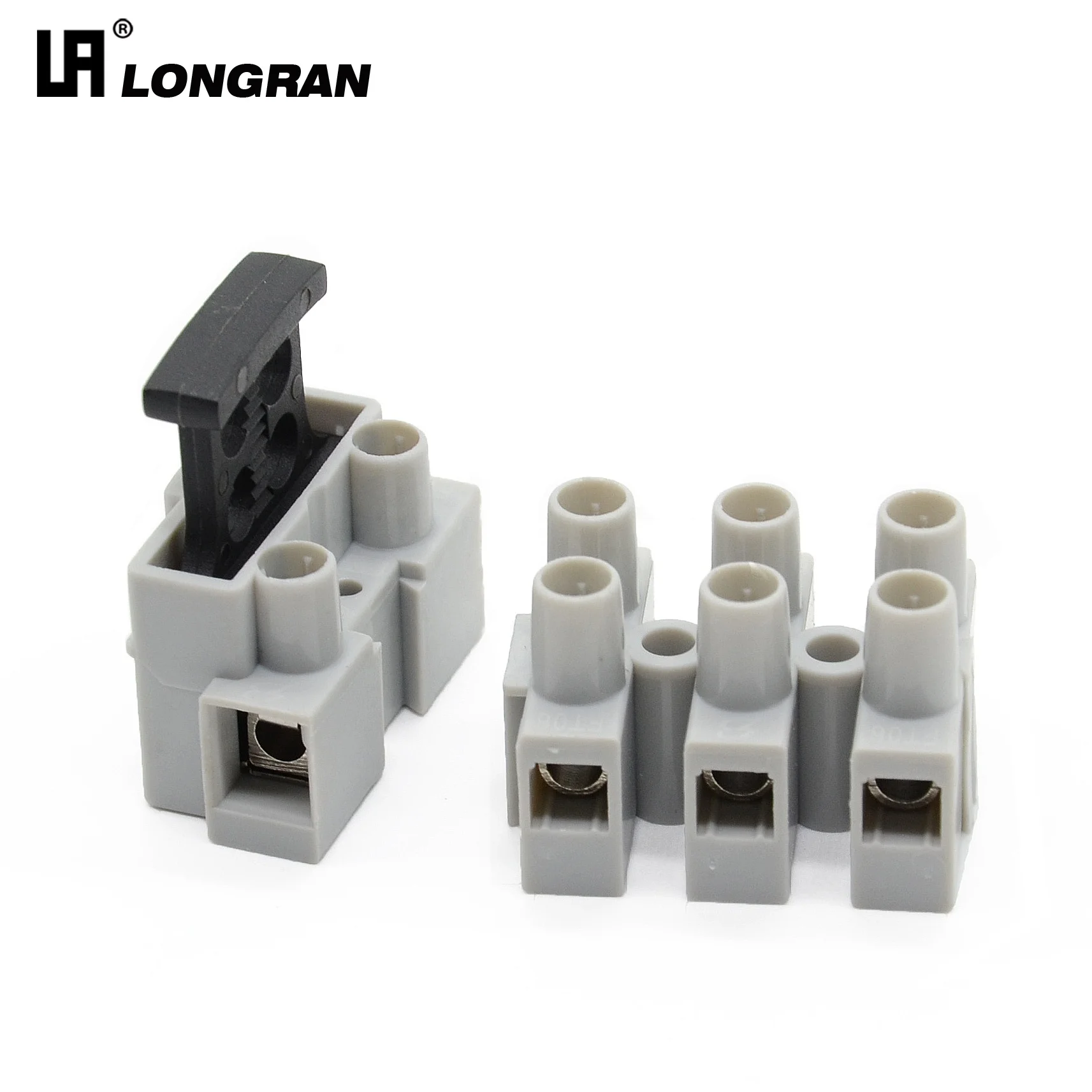 FTB 8 fuse terminal block with grounding plate Screwless  BS Fused Terminal  Wiring range 2.5 mm2 With BS-1362 ceramic fuse