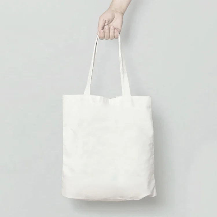 Wholesale Cheap Eco Friendly Blank Customized Sublimation Plain Laminate High Quality Reusable Personalise Folding Canvas Bags