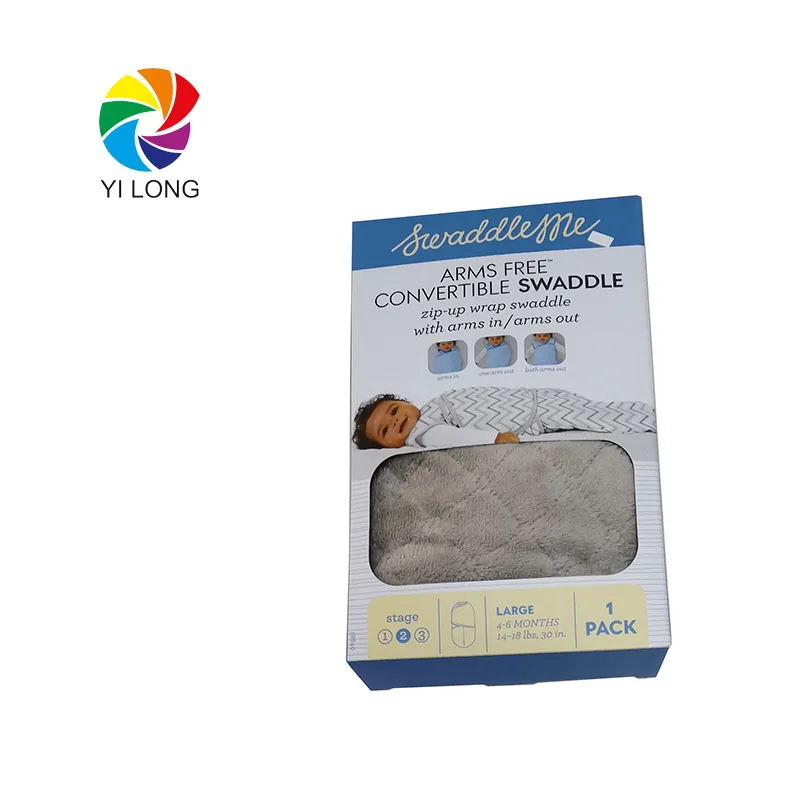 
Babycare Easy Chang Swaddle Packaging Green Window Box 