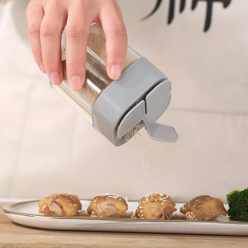 PP clear kitchen 4 in 1 spice seasoning storage box