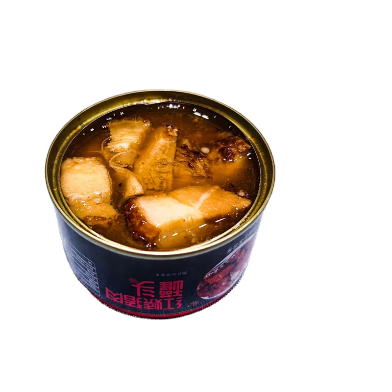 
Attractive Price New Type Small Braised Pork 130g Meat Food Cans 