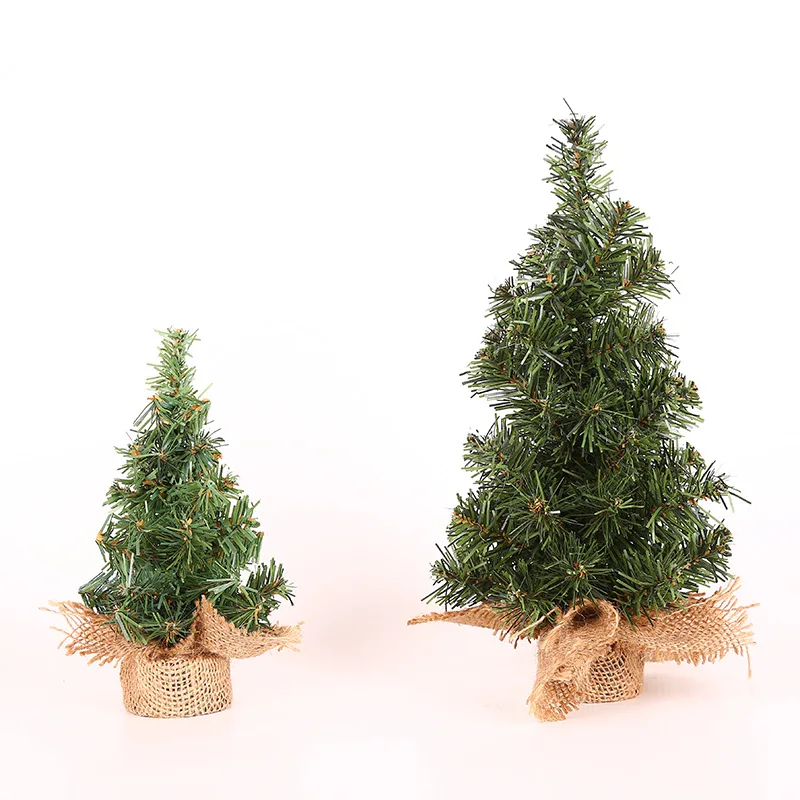 Personalized hot selling christmas miniature tree mini pe christmas tree