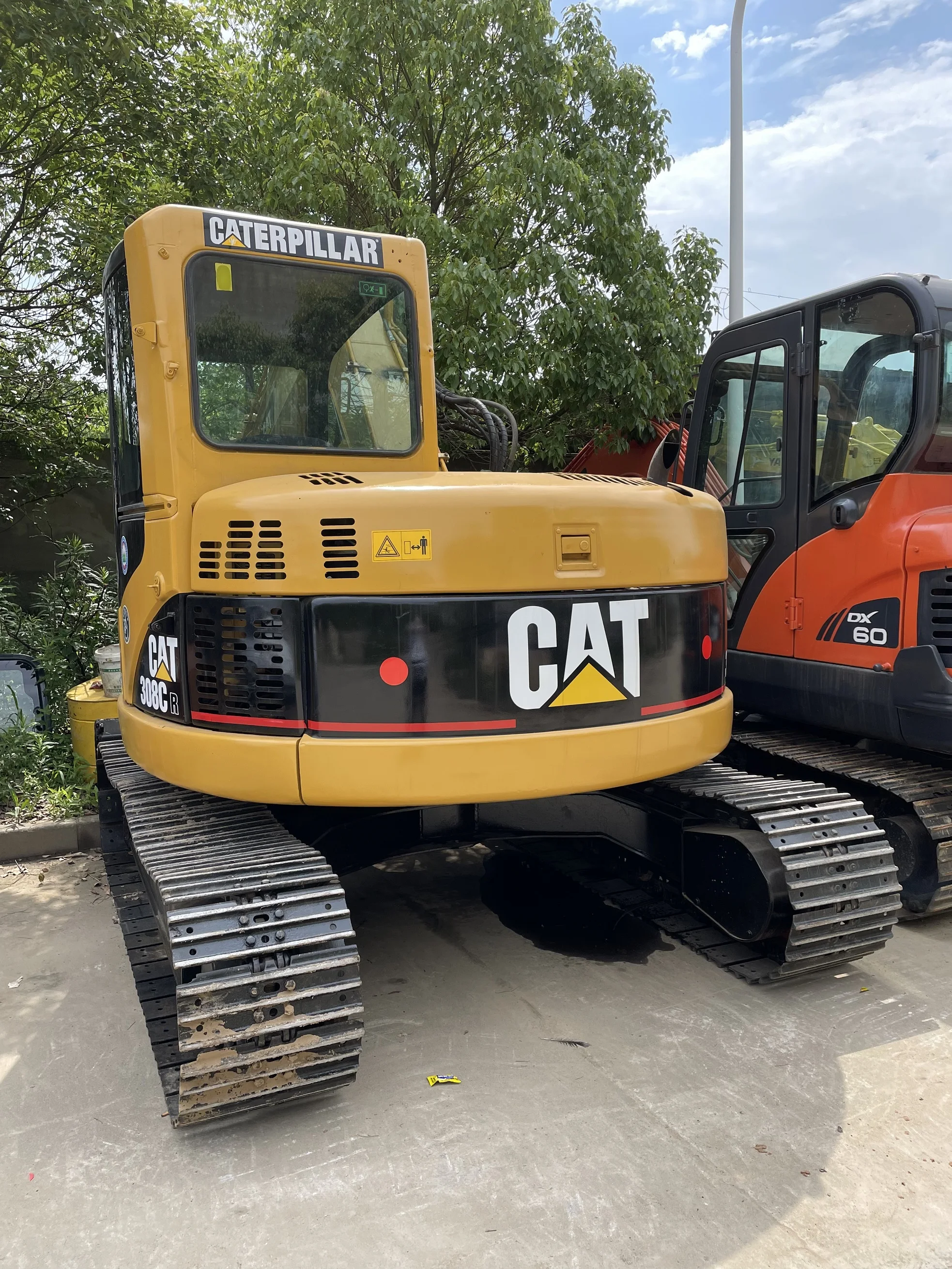 Б/у экскаватор Cat 308C б/у мини-экскаватор 308 маленький в хорошем