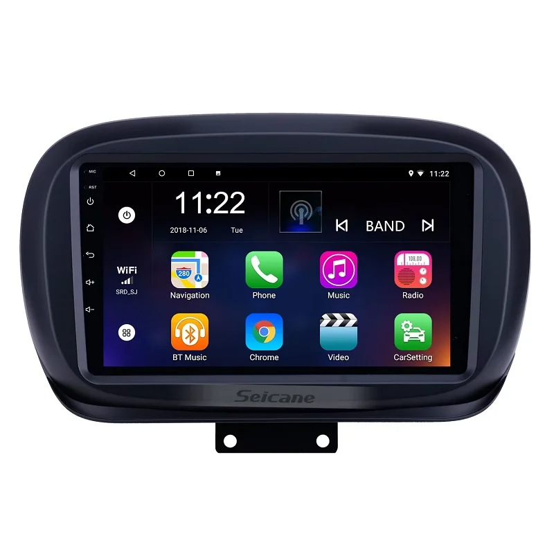 Android 13 0 HD сенсорный экран 9 дюймов GPS навигационное радио для 2014-2019 Fiat 500X с AUX WIFI USB поддержка SWC Carplay