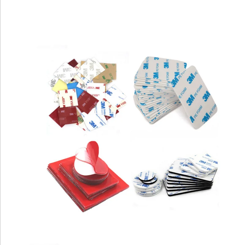 factory fast deliver round Strong Adhesive Die Cut EVA Foam Pad Tape 9448A VHB 9080 Stickers tape Mounting Double Sided