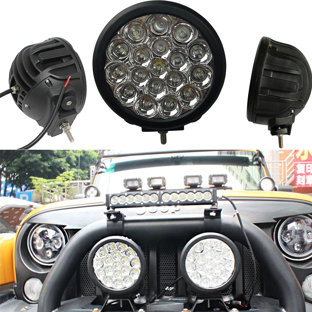 
90W 4x4 offroad LED driving light for 7 inch crees led driving light car fog lights wholesale 12V 24V 
