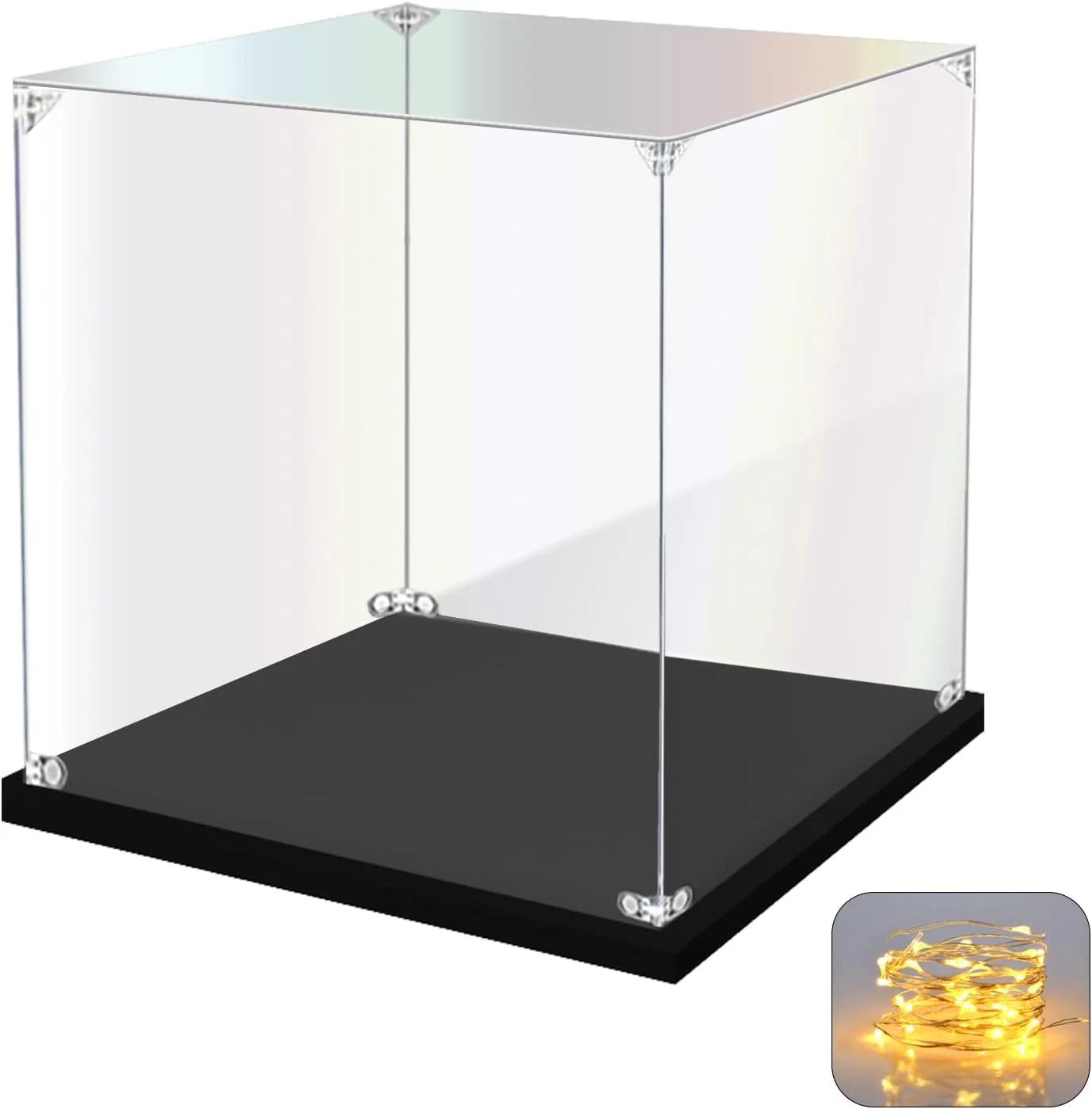Acrylic Display Case For Figures Doll Toys Home Storage Assemble Clear Acrylic Display Box for Lego