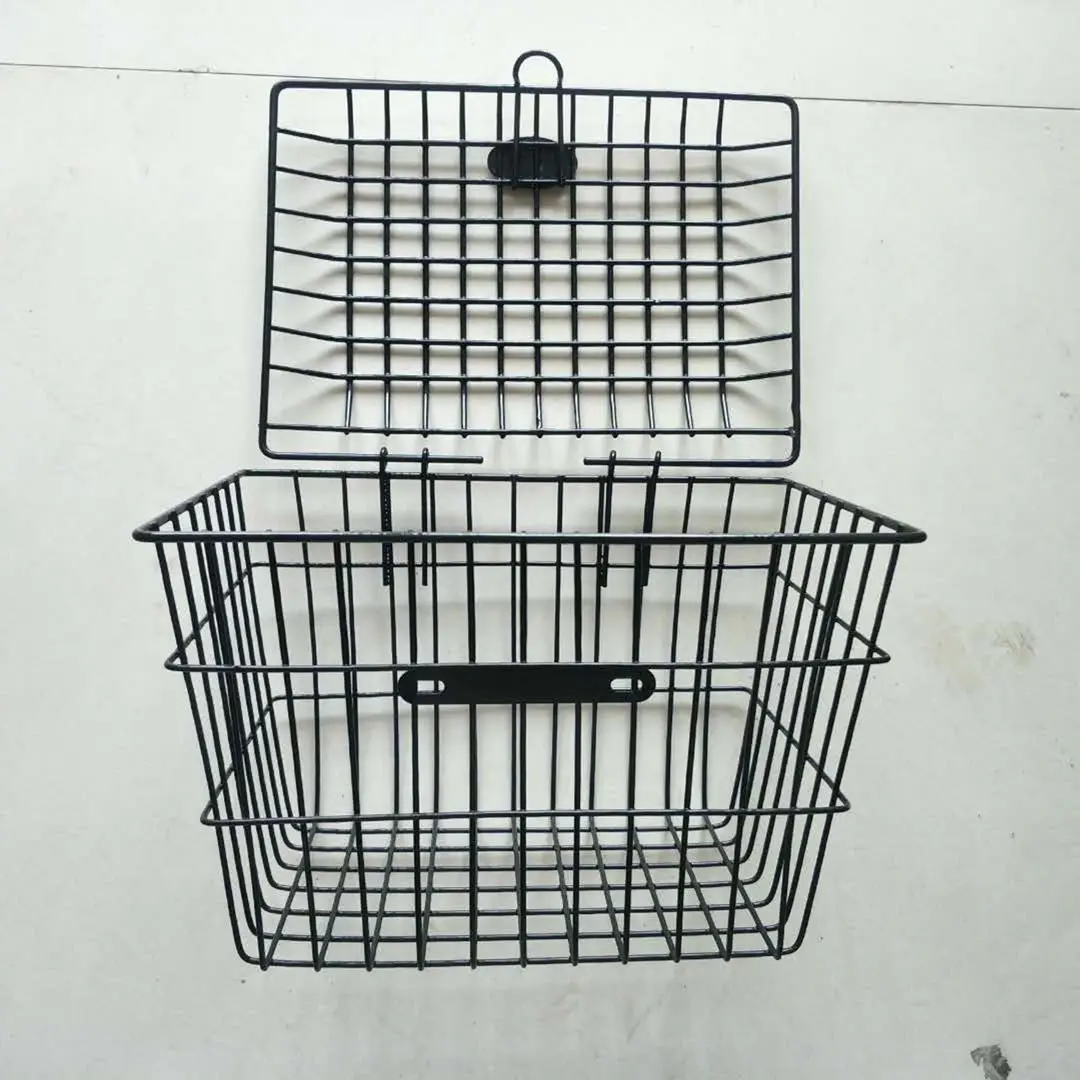 Whosale back folding bicycle basket / bike gift/ bicycle accessories