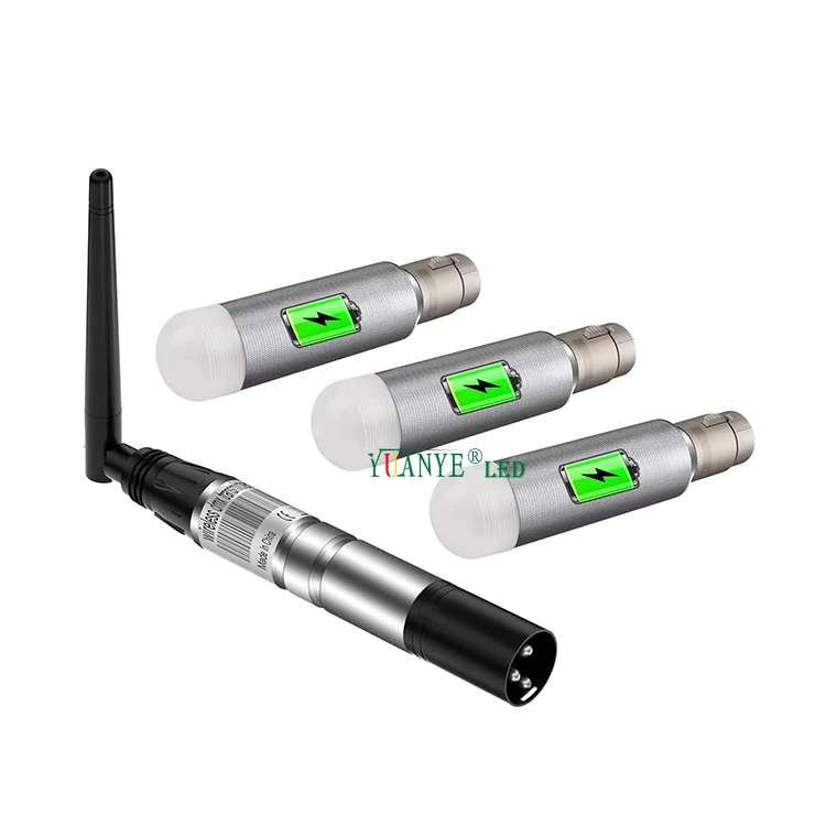 2.4G Dmx512 Controller Wireless Transmitter And Rechargeable Receiver For Stage Events Church Theater