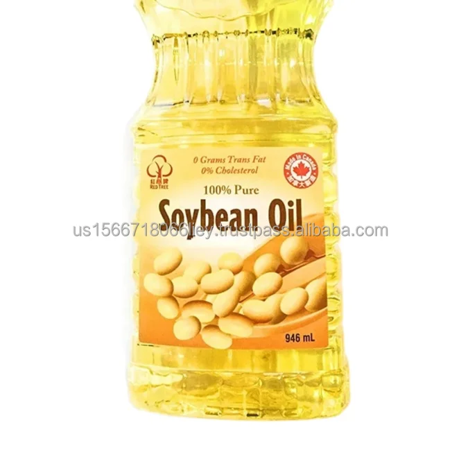 Оптовый экспорт органического соевого масла 100% рафинированного 1л