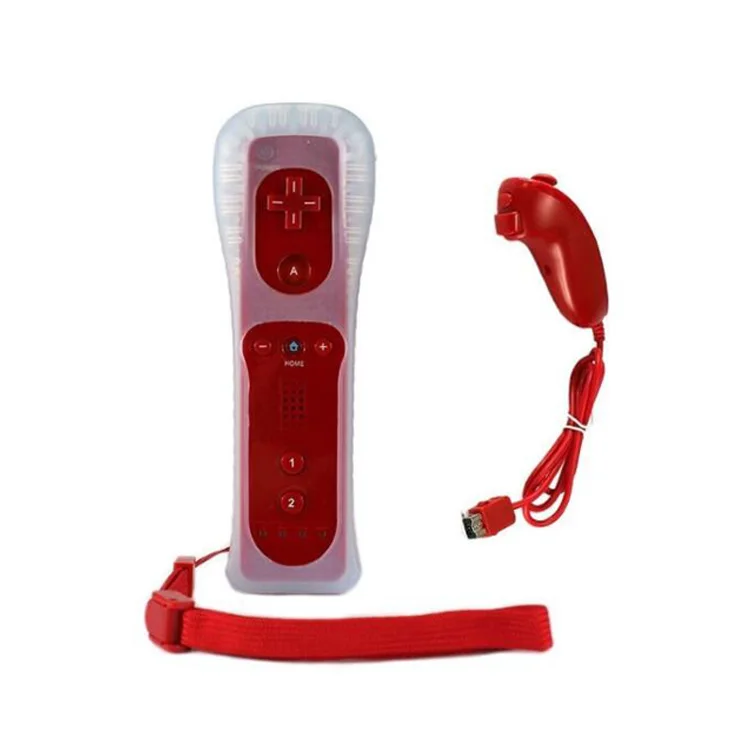  2 в 1 встроенный джойстик Motion Plus для Nintendo Wiies с нунчаком пульта дистанционного