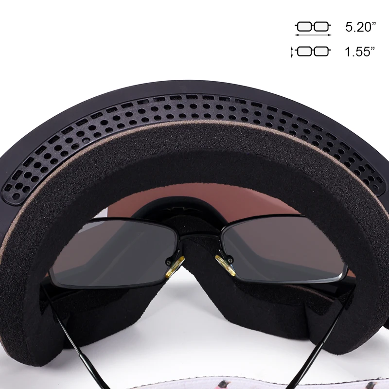 Julong Sports Manufacture UV400 Polarized Ski Goggles Anti Fog Snowboard Goggles