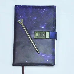 pu leather travel journal diary personal writing Notebook
