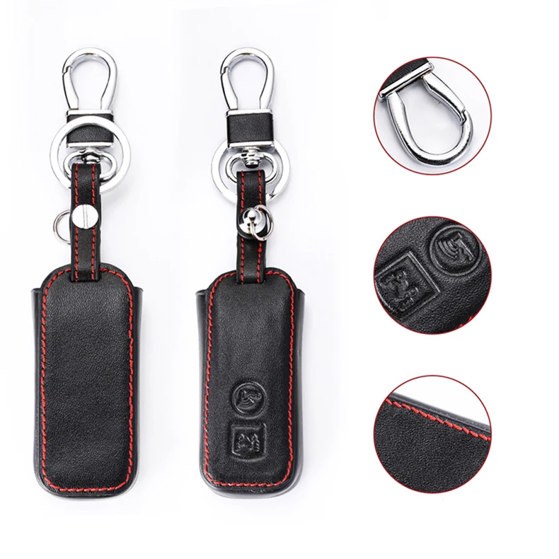 Leather Motorcycle Key Case Remote Fobs Protector Cover Car Accessory For Honda Motorbike PCX X ADV SH 300 150 125 Forza PCX150