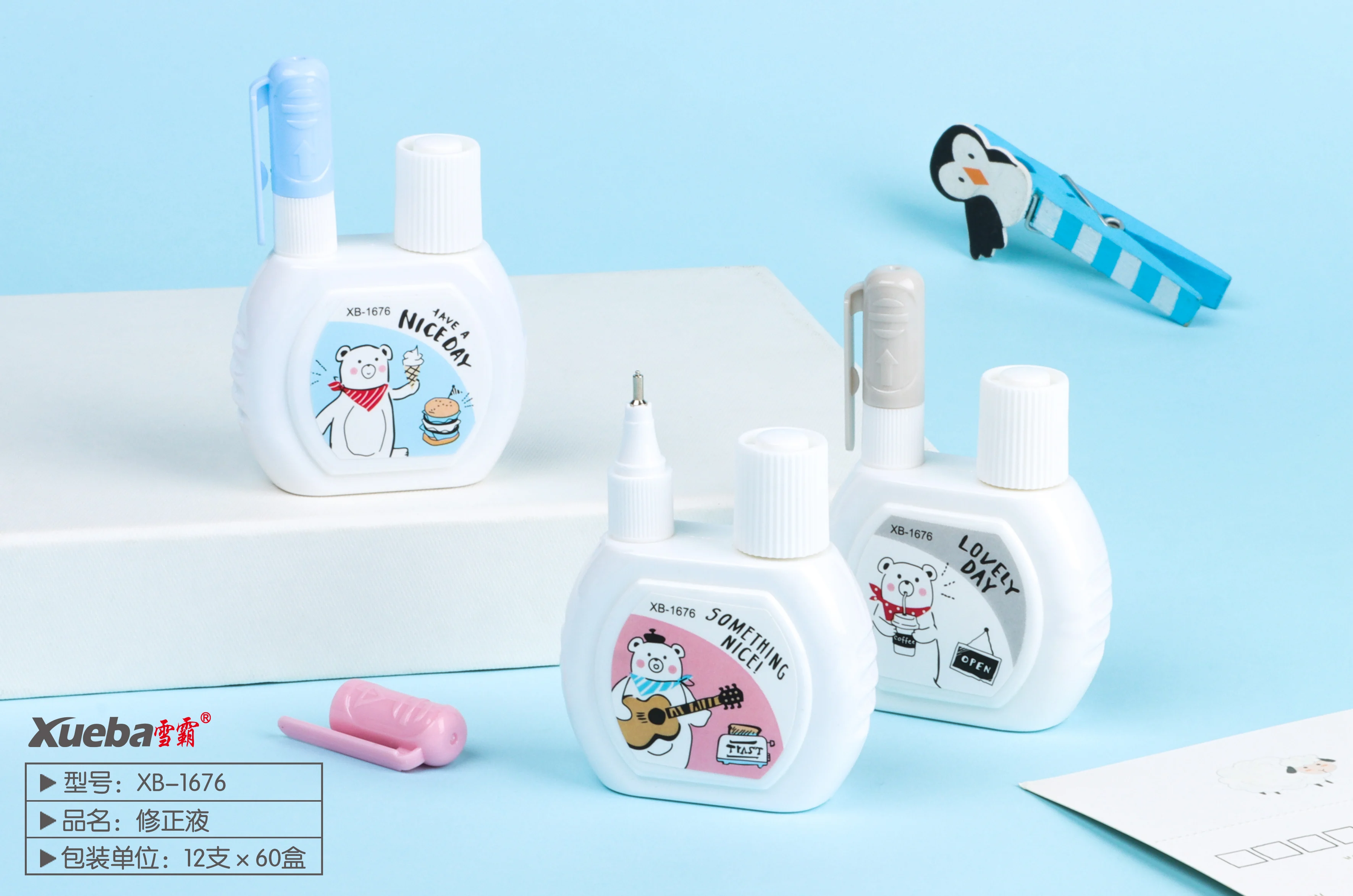 № 209 оптовая продажа от производителя kawaii канцелярские принадлежности для студентов быстросохнущая мини-коррекция
