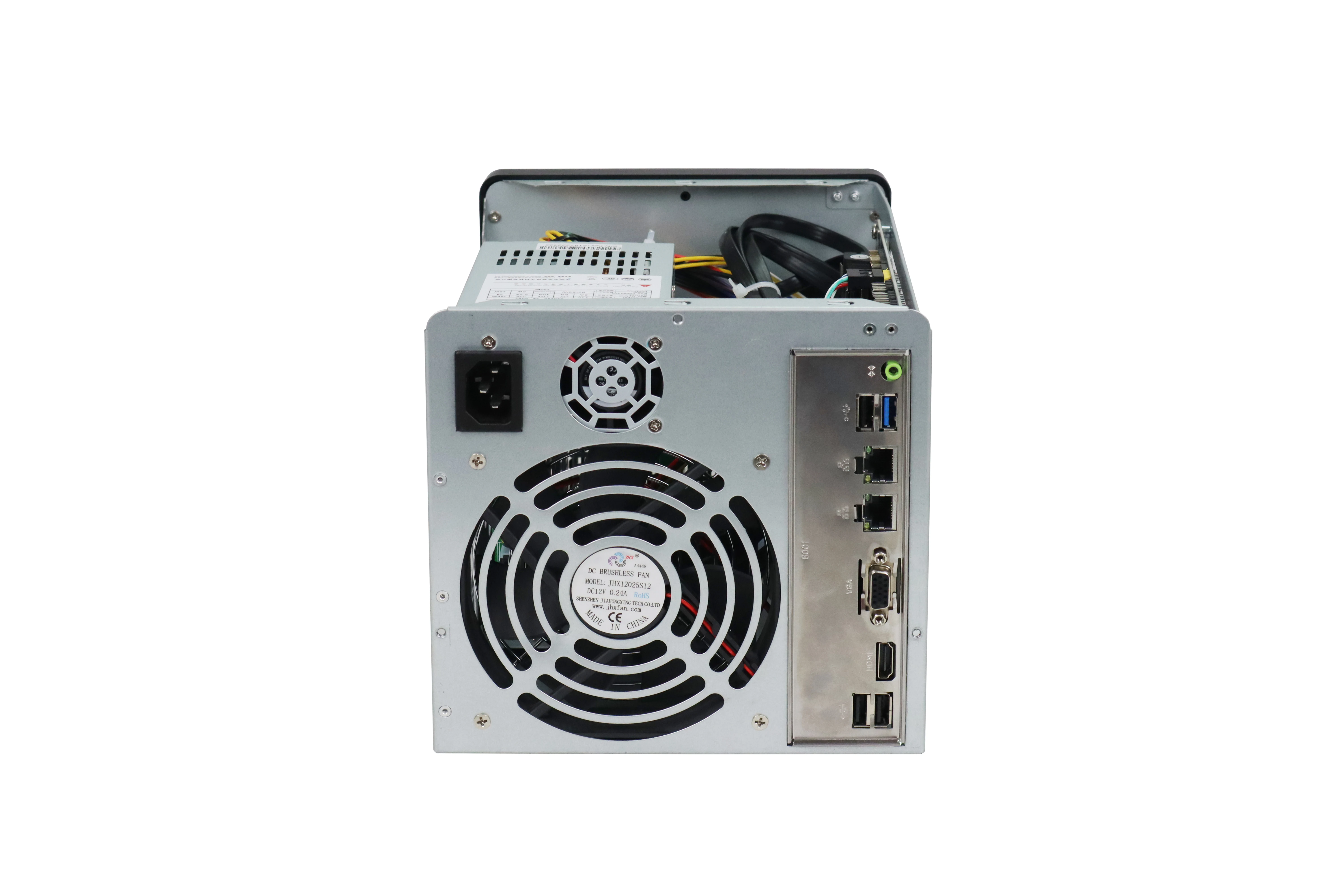 Nas-04 Black Fashionable And High-End Mini-Itx Server Nas Case Computer Storage Chassis 4U Case For Desktop Home Storage