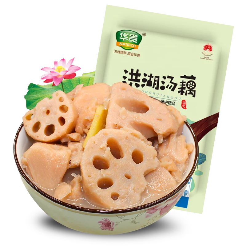 pre-made food Honghu lotus root Soup Hubei specialty heated ready-to-eat restaurant prefabricated vegetables semi-finishe