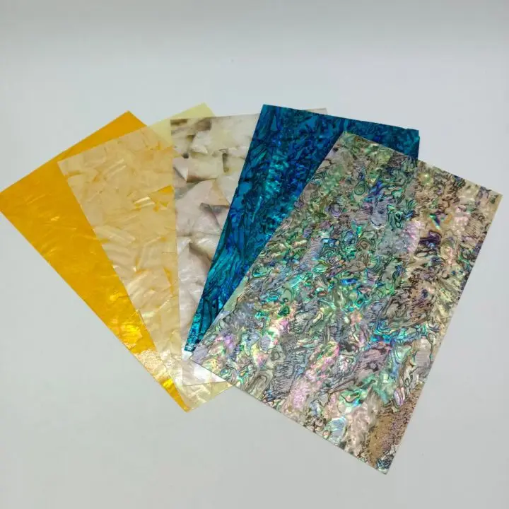 Wholesale New Zealand Blue Abalone Sheet  Art Craft Furniture Counter Top Home Decoration Mother Of Pearl Abalone Shell Paper