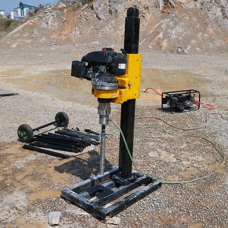 Mini backpack core sample drilling rig portable field drill of construction made in China