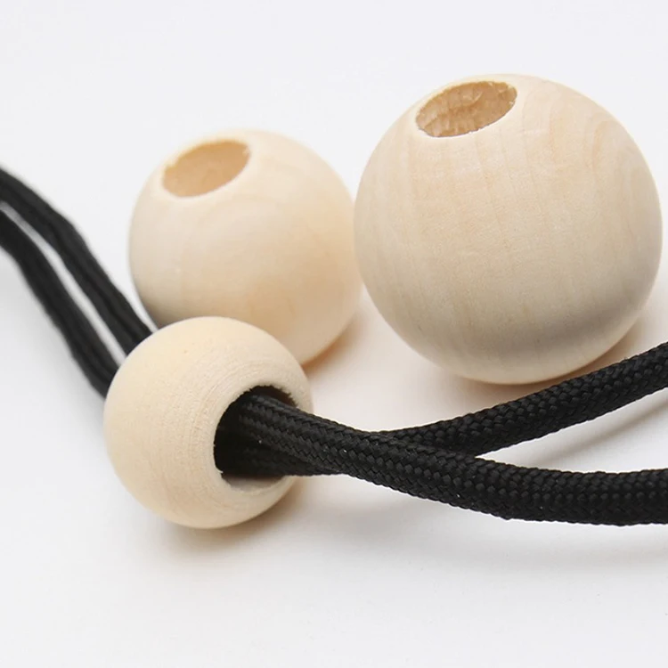 
loose wooden beads customize 10mm 12mm jewelry making necklace trendy bulk bead with big hole for DIY 
