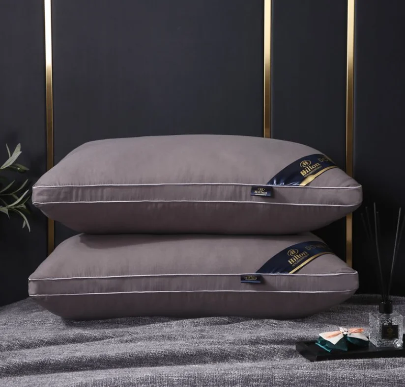 Hilton Hotel five-star Hotel Apartment Pillow core Feather Velvet Pillow core Protection Cervical Single Pillow