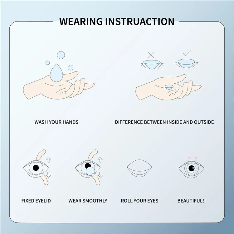 Hot Selling Brown Circle Contact Lenses Moisturizing Beauty Daily Contact Lenses For Daily