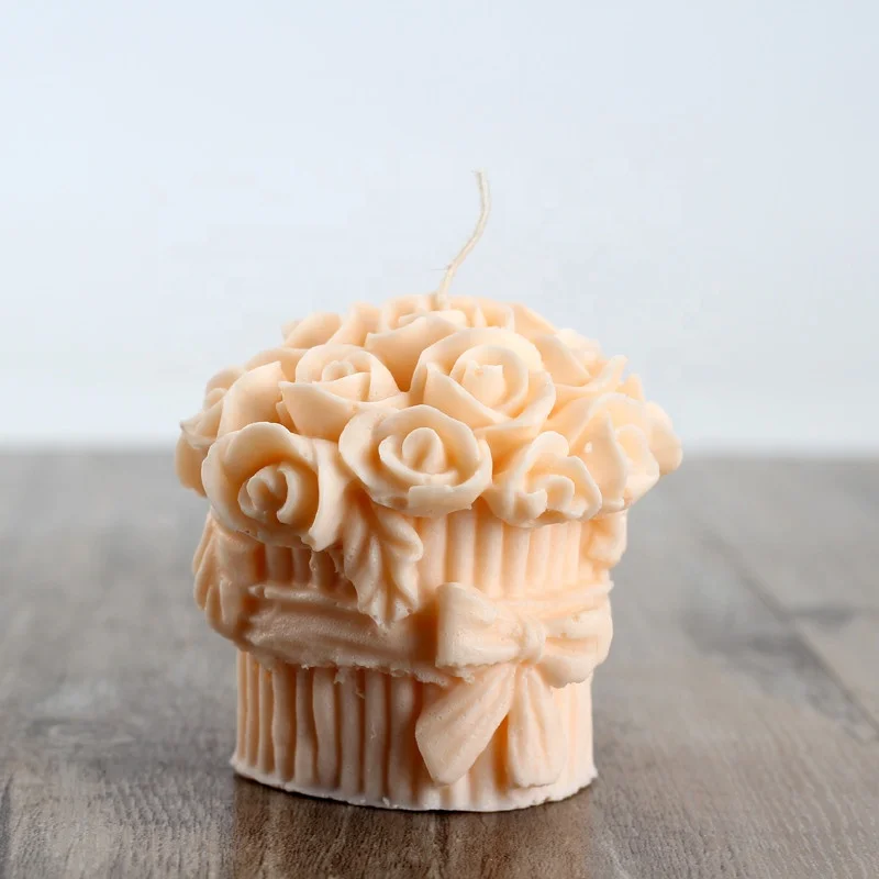 A Bouquet Of Roses 3D Silicone Molds for Soap Candle Making