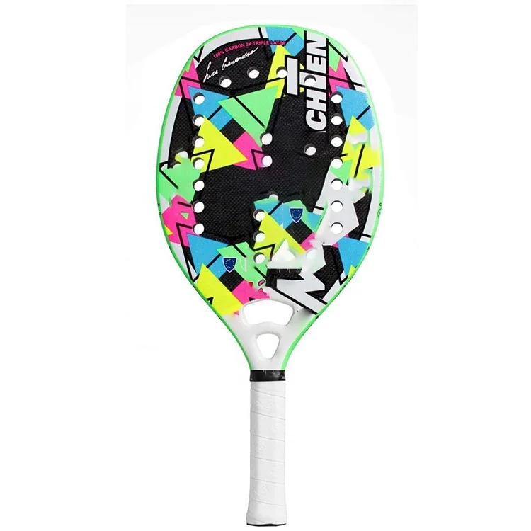 Diy Logo Print 12K beach Tennis Rackets Padel From China Factory
