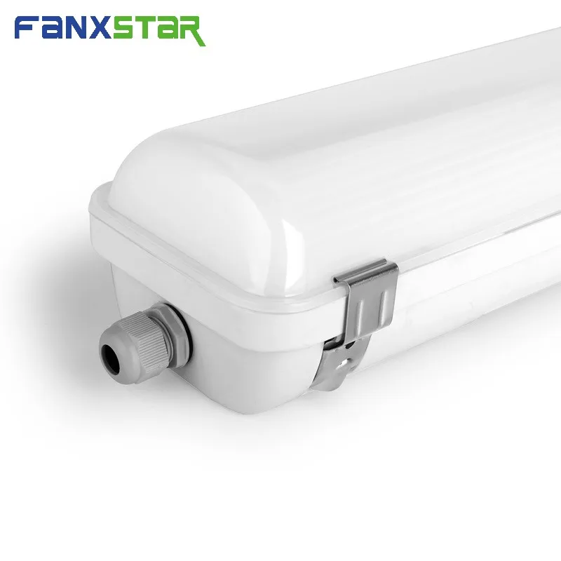 5ft Linear Light Fixture Microwave Motion Sensor DC24V 36V 48V Led Batten Light for Exterior Construction Site Lighting