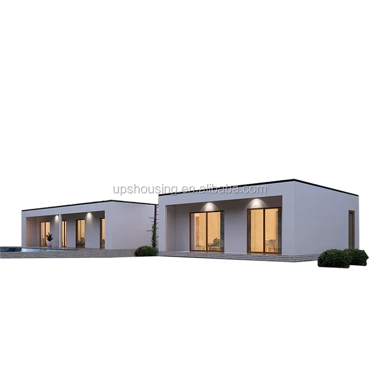 New design prefab construction 100 sq meter prefab house building for one floor usage