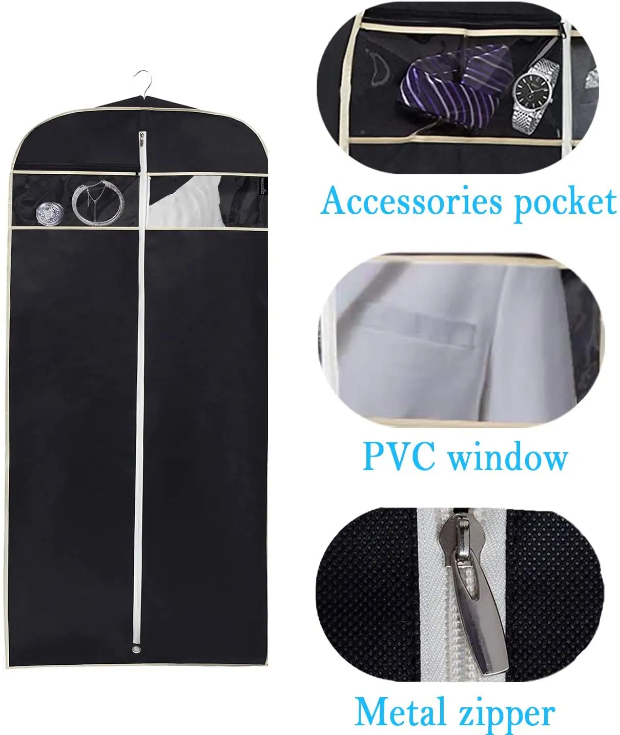 Breathable Suit Garment Cover for Shirts Dresses Coats