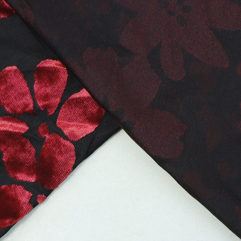 Fashion high quality fabric beautiful and graceful comfortable texture knitted burnt velvet fabrics for clothing