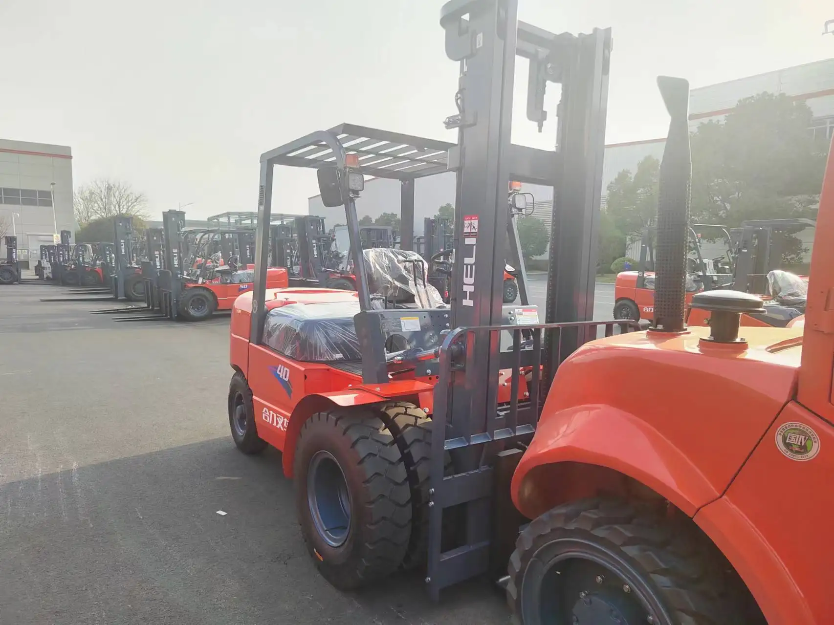 freeship High Quality Heli 4T Forklifts CPCD40 Great Logistic Equipment cheap original Truck new/used second hand forklift EPA
