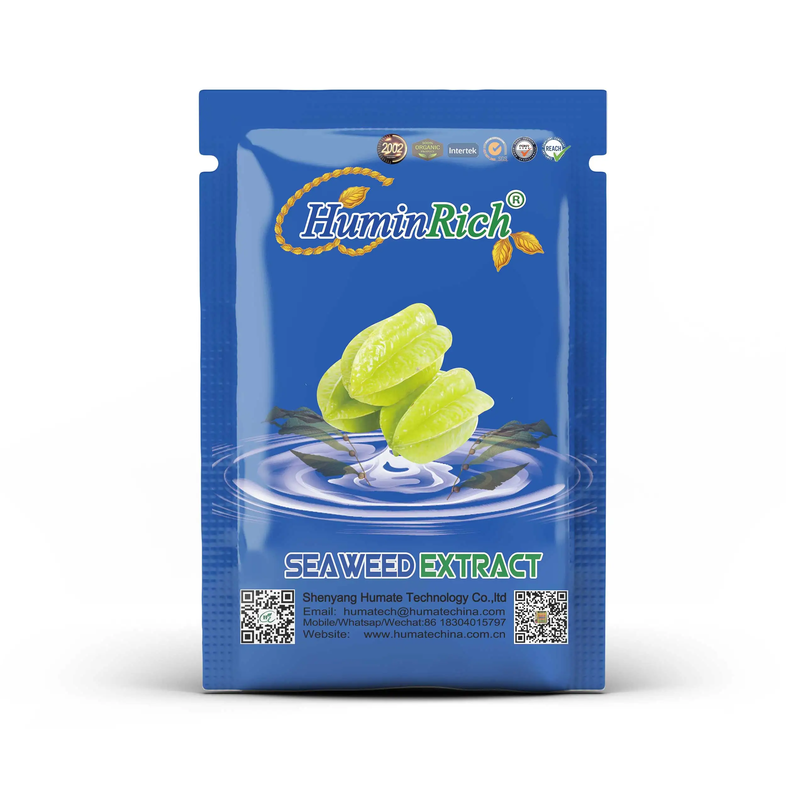 'HuminRich' SY1002 Wholesale  Organic Concentrated  Fertilizer Powder Seaweed Extract