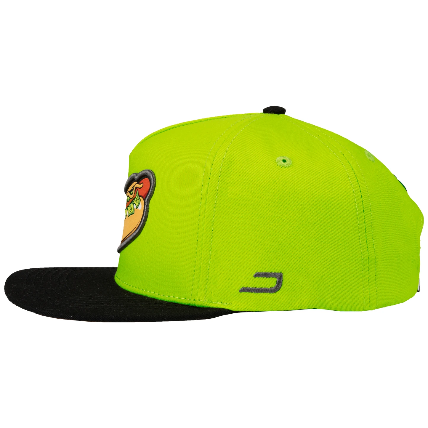 custom embroidered hats fashion high quality cotton flat bill snapback hats for men,5 panel trucker hat with 3D embroidery patch