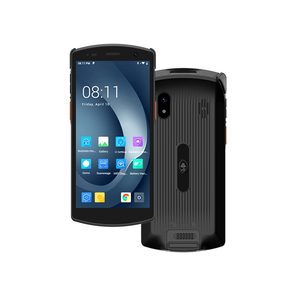 Newest Android 12 5.5 inch Wi-Fi roaming Docking Station Charger Industrial rugged PDA