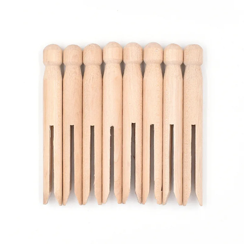 Wooden Dolly Clothes Pegs Wooden clip wooden cloth pin wooden peg