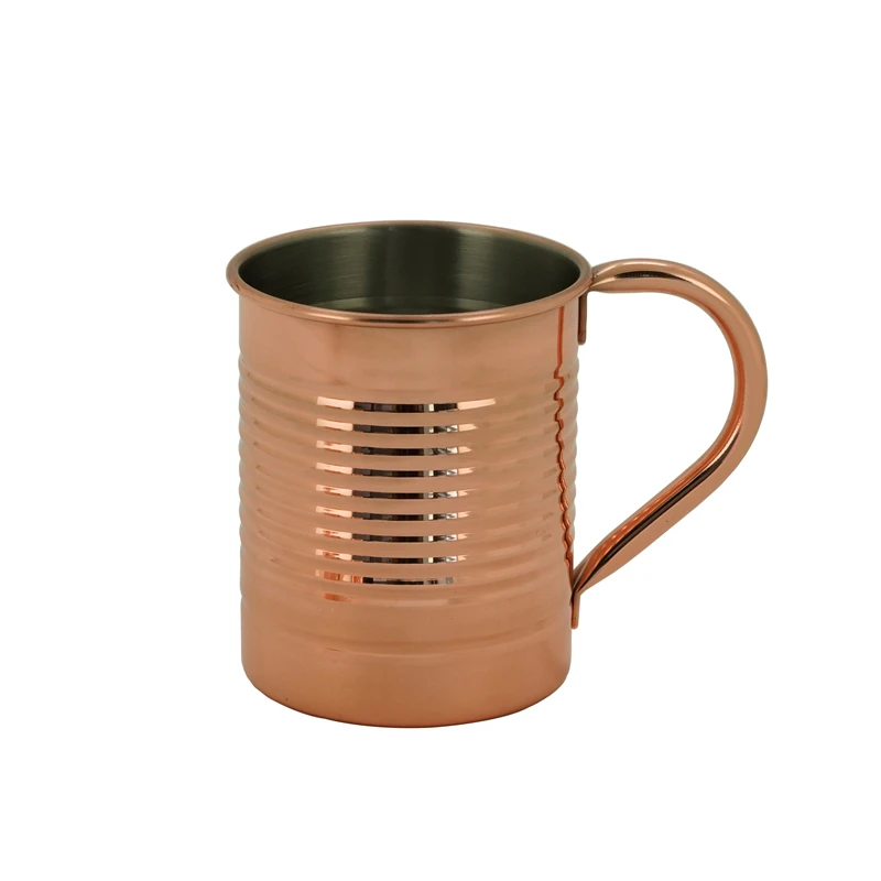 high quality 304 moscow copper mule mug hammered stainless steel beer drinkware mugs