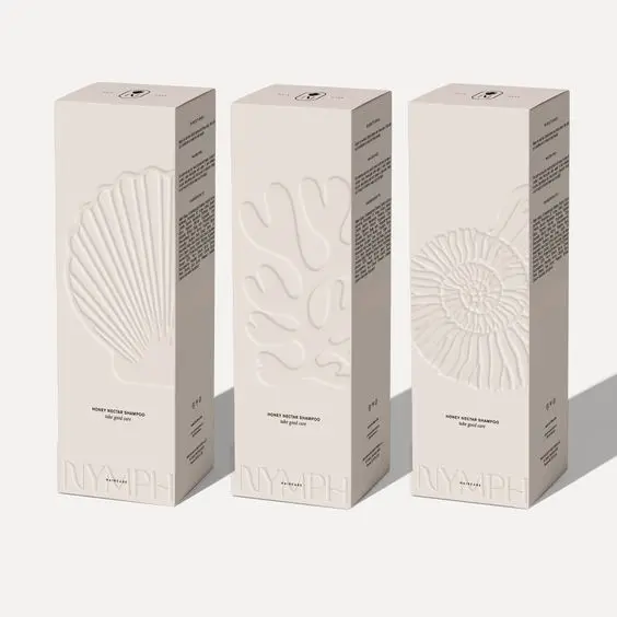 Factory Printed High-end Luxury Beauty Box Set Cosmetic White Cardboard Cosmetic Paper Packaging Box Cream Custom Cosmetic Box