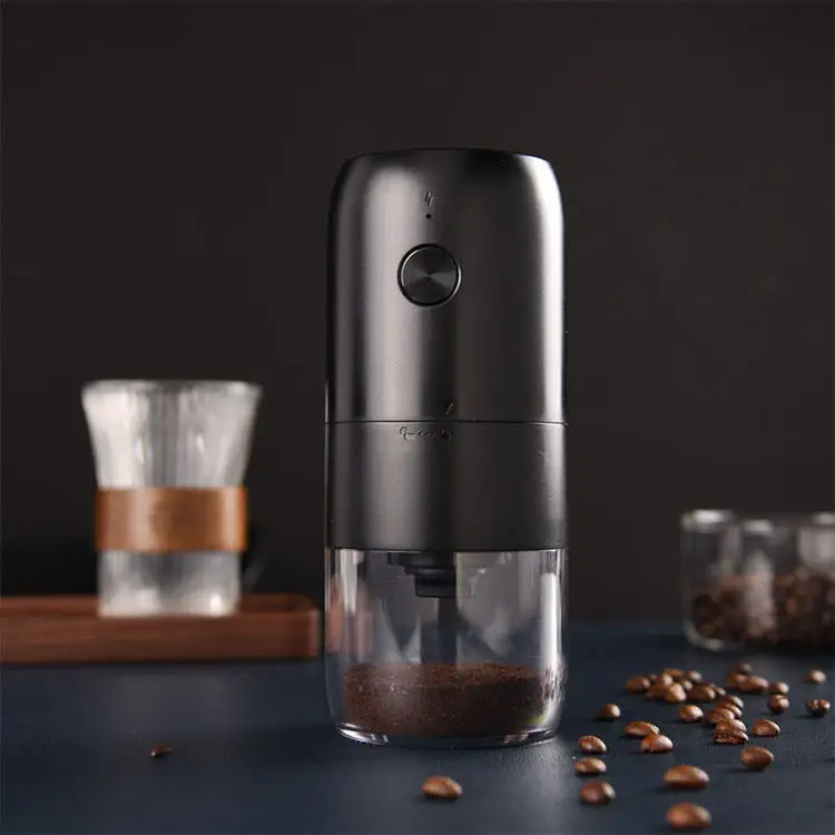 Professional USB Typc-C Mini Espresso Conical Burr Automatic Coffee Bean Grinder Portable Electric Coffee Grinder