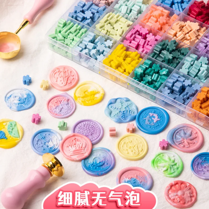 Custom Package Wood Stove  MUTI-Colors Sealing Wax Seal Stamp Kit SET