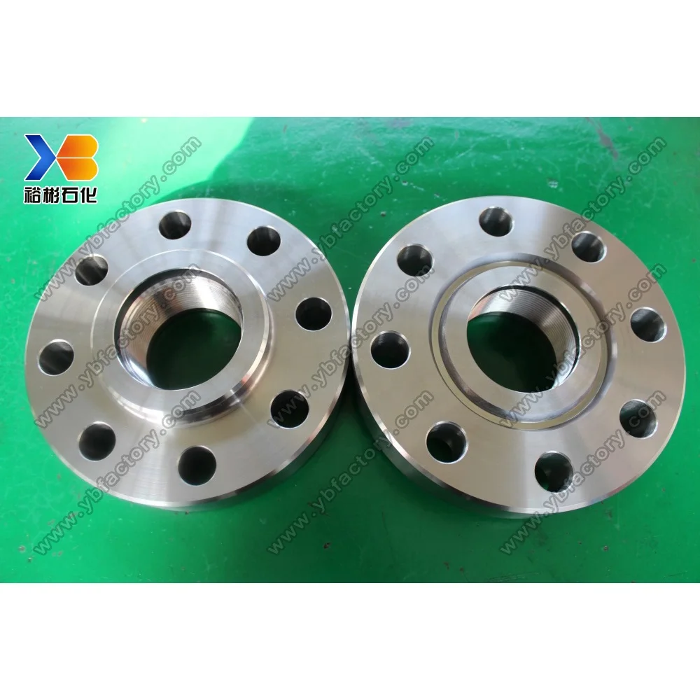 Custom Made Forged SUS304 Stainless Floor Flat Flange for Heat Exchanger