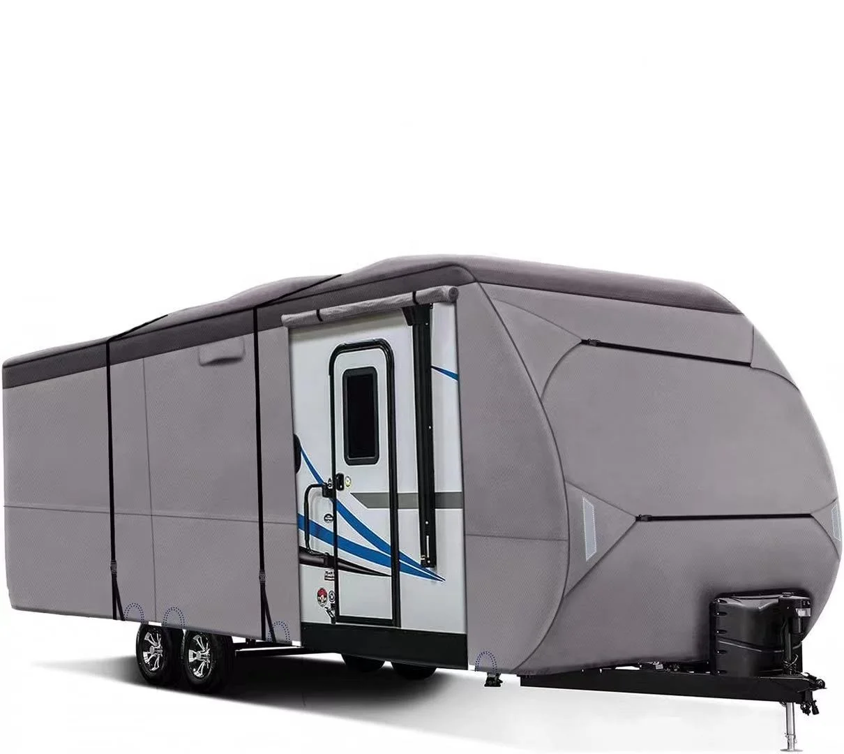 RV black class c vent grille without fan for camper trailer body cover