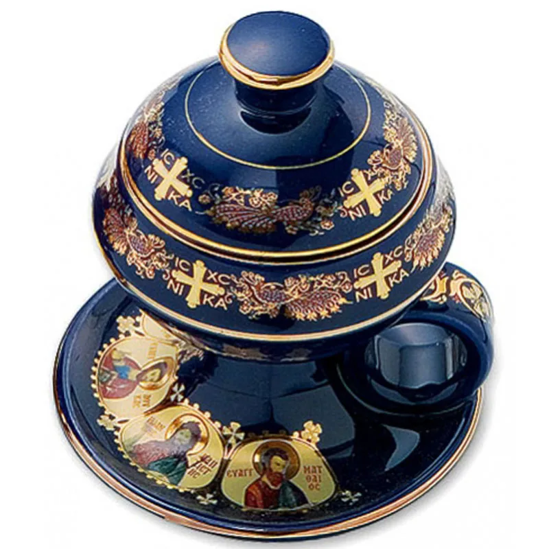 direct ceramic oil burner lamp high quality candle warmer religious church ceramic incense burner with top