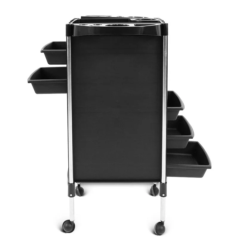 2024 hot stainless steel nail trolley trolley beauty salon plastic salon trolley