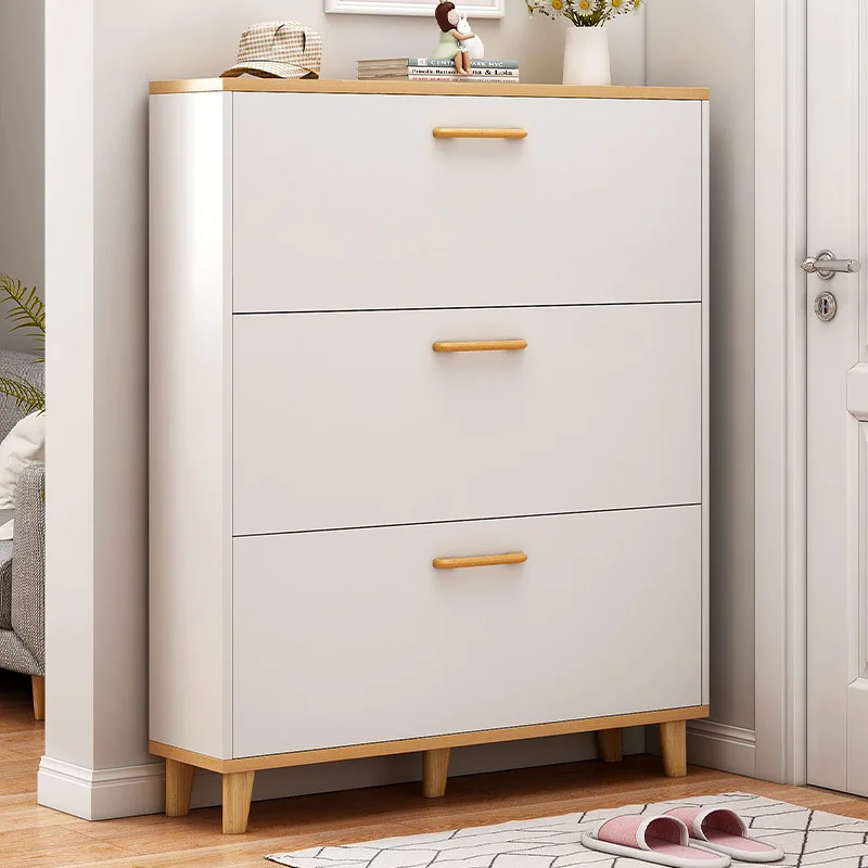 Living room furniture shoe rack cabinet wooden shoe storage cabinet shoe rack