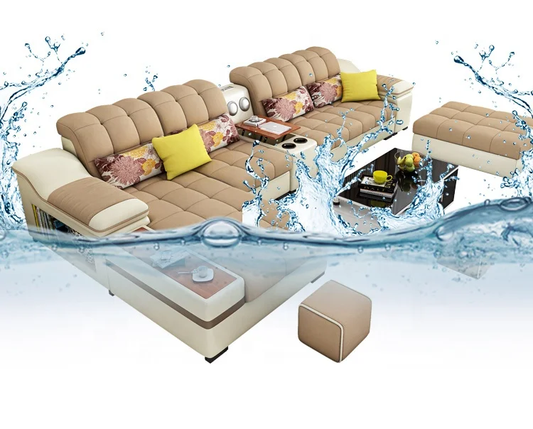 China foshan home furniture colorful best Price Fabric Modern Drawing Room Sofa Set 7 seater with storage Living room