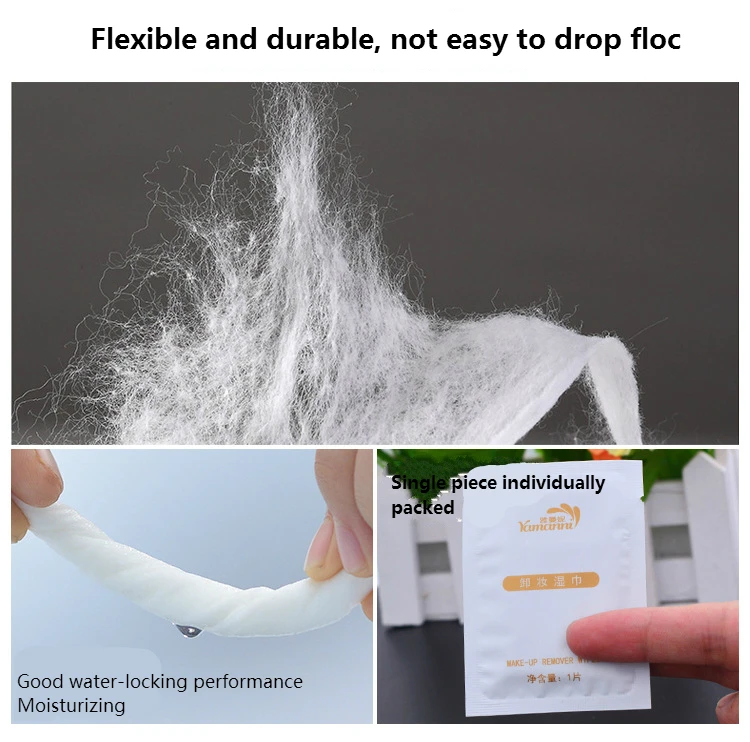 pure cotton make up removal wet towel single pack hot sale face cleaning wipes lady skin care wet napkin
